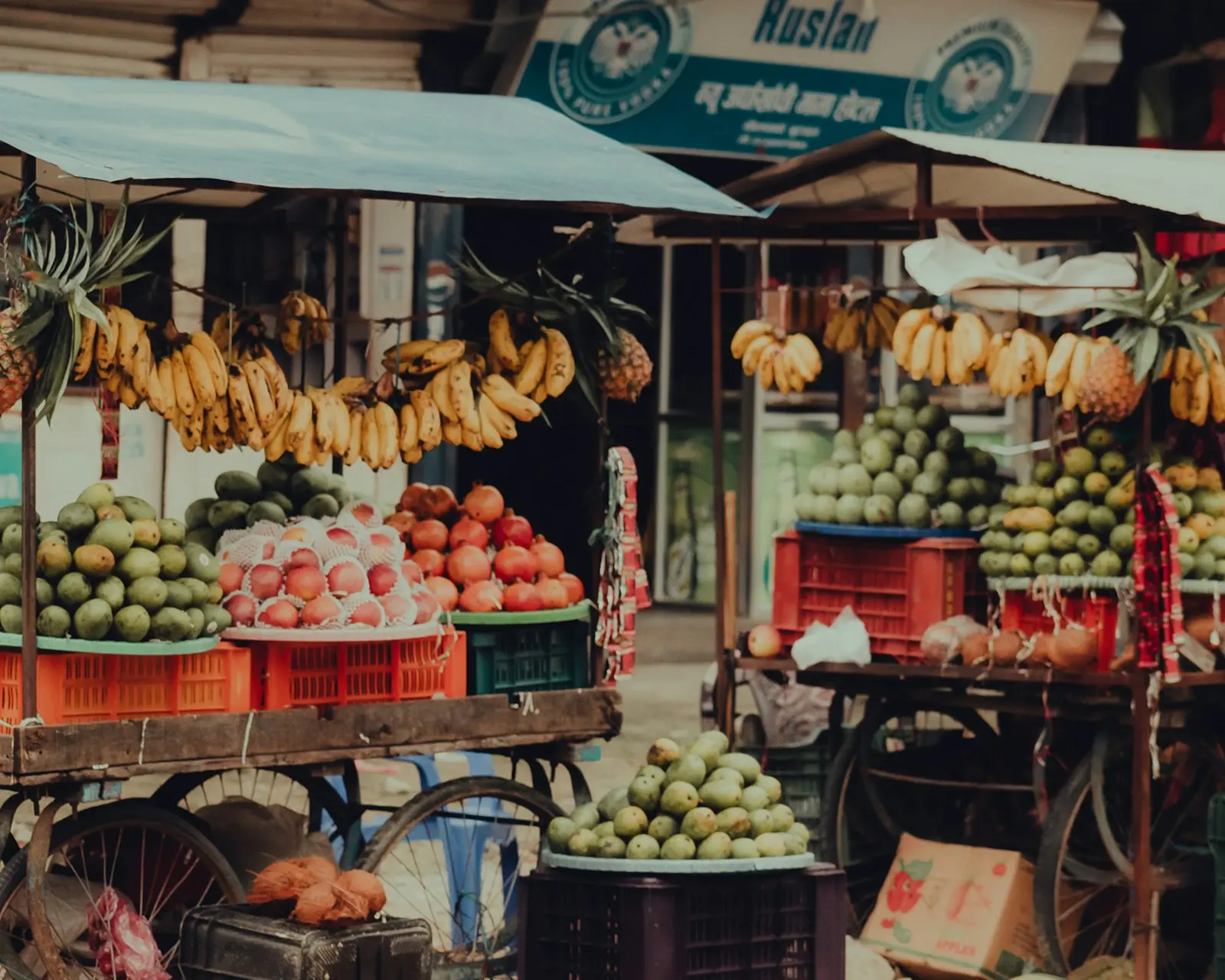 Fruit stall in an Asian market